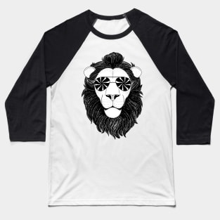 Wild Lion Baseball T-Shirt